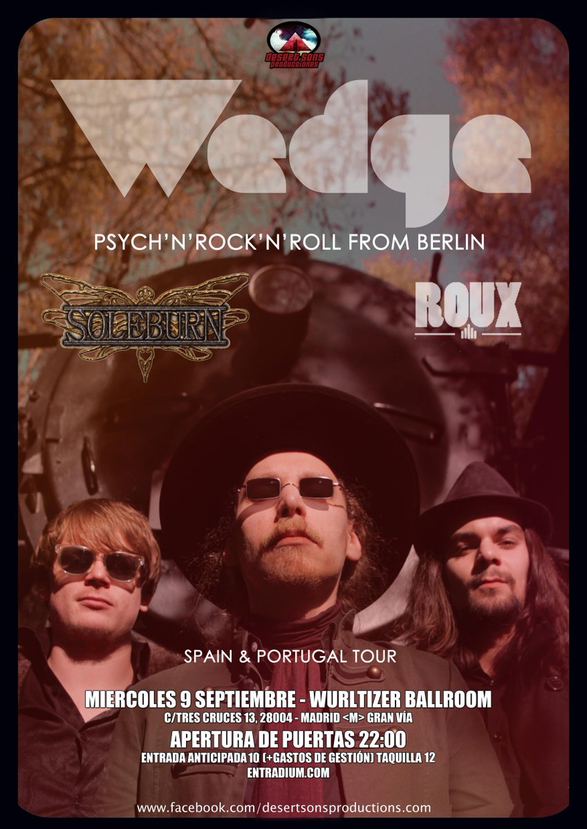 DesertSons_'s tweet photo. En @wurlitzerball #stoner ,heavy psych, rock 70´s.
Entradas: http://t.co/iPHtuT37T5
Evento: https://t.co/souAGq02Dh http://t.co/IMQv7dW7lv