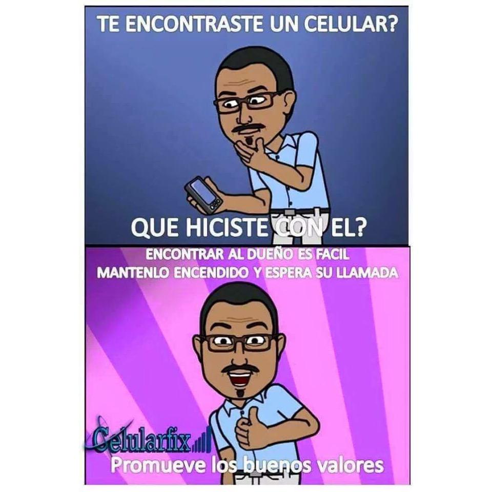 UffPerfumes's tweet image. Te encontraste un celular? #celularfix