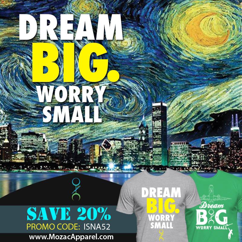 MozacApparel's tweet photo. Our #DreamBig collection keeps growing with new designs. Check it out at http://t.co/AOynIhdMjp #DreamBigWorrySmall http://t.co/qfHYZ5zkzb