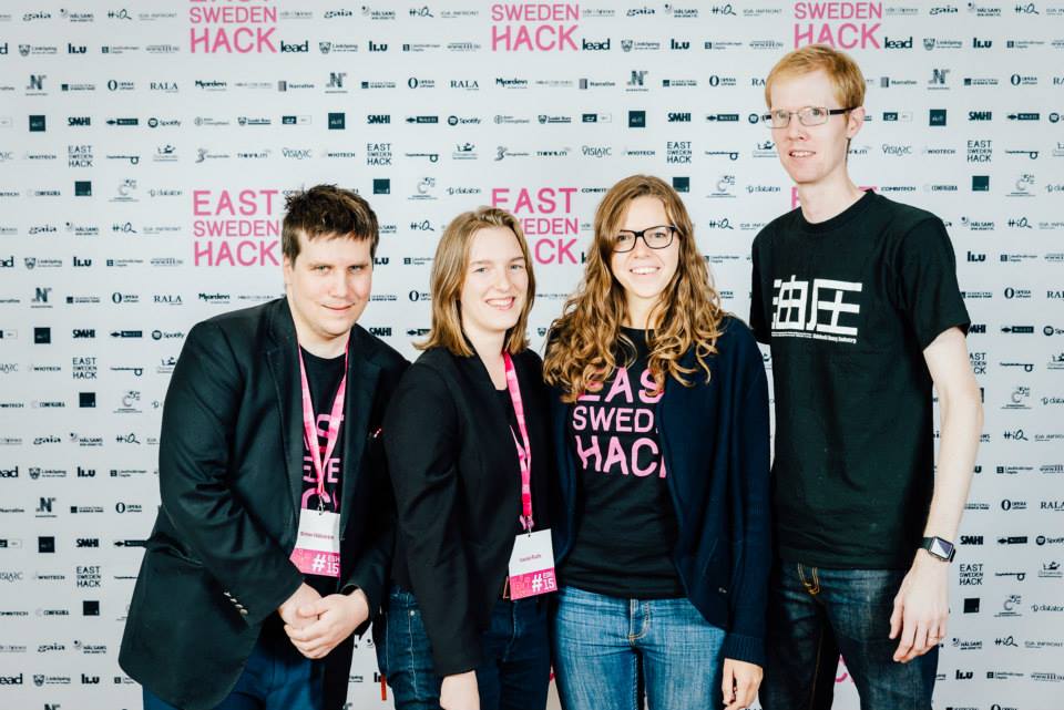eastswedenhack's tweet photo. Pris för bästa kombinationskraft gick till laget Ufeel #esh15 http://t.co/2CRdzNhKPr