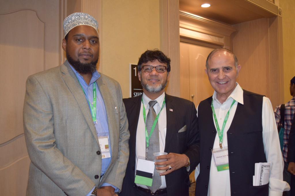 @isnaconvention With President & Founder of ISNA discussing future efforts about #Islamaphobia & action #ummah