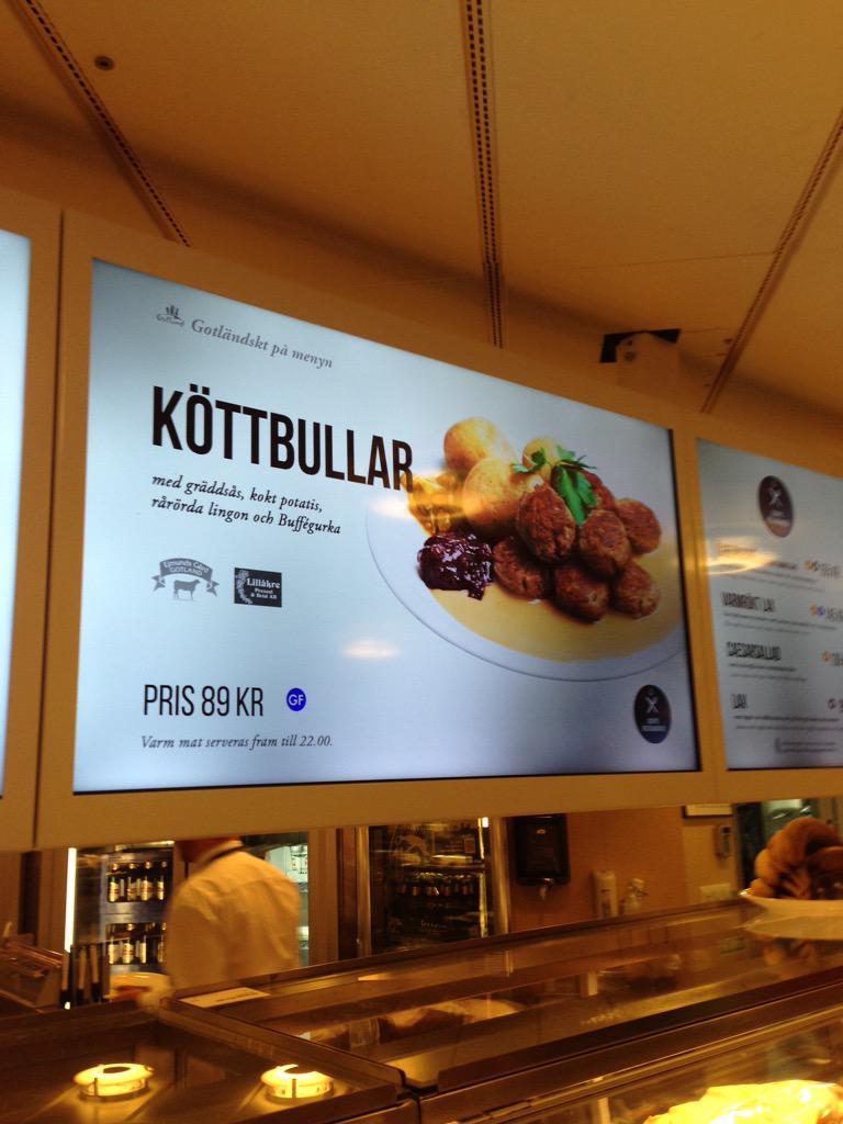 Köttbullarna tillbaka på båten! #ejmunds #gotland #gotlandsbåten #destinationgotland