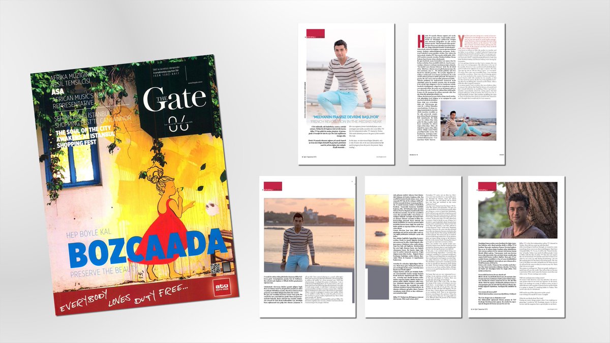 Bu ay "The Gate" dergisinin konuğu oldum. Keyifle okumanızı dilerim. goo.gl/VBLqpE