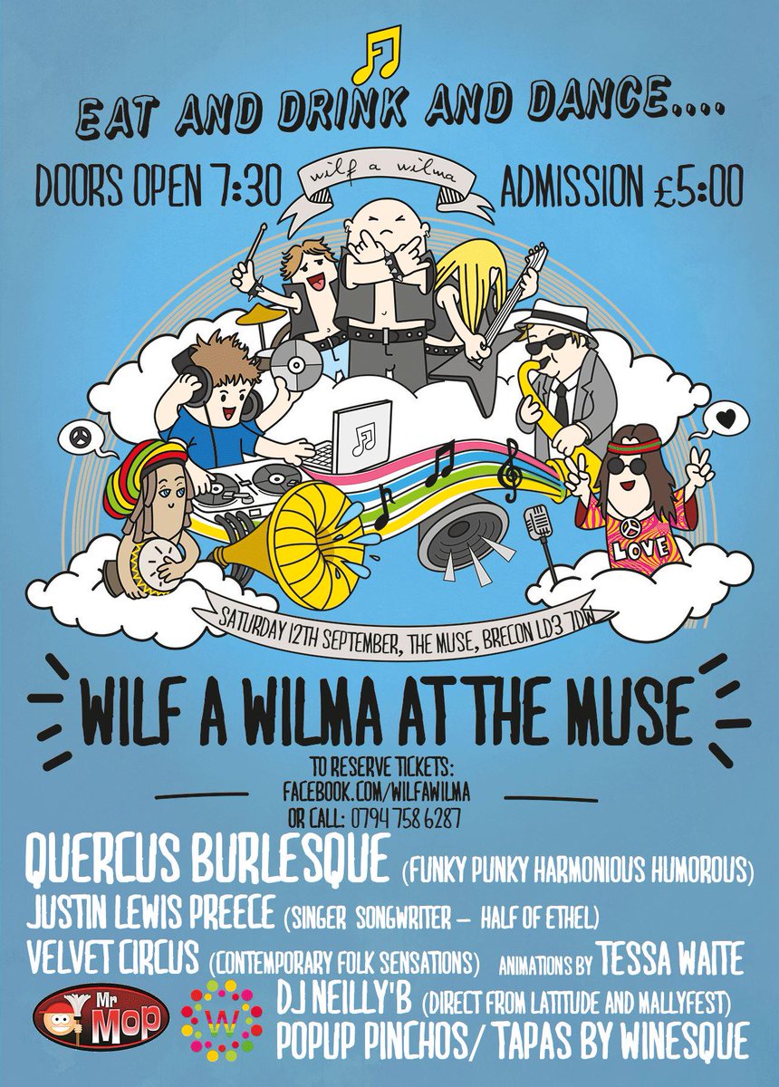 YES! <a href="/Winesque/">The Winesque Company</a> <a href="/Winesque/">The Winesque Company</a> caters Wilf a Wilma Event at <a href="/TheMuse_Brecon/">The Muse</a>! Enjoy this magical musical adventure with us!