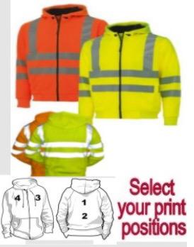 HiViz Workwear Hoody with Your Logo Printing buytradepayless.com/Tradeprices/Wo…