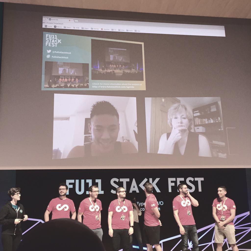 carlesnunez's tweet photo. Thats all folks! Yesterday was an awesome day at #fullstackfest #futurejs #javascript #react #tech http://t.co/GDfQprLOw4
