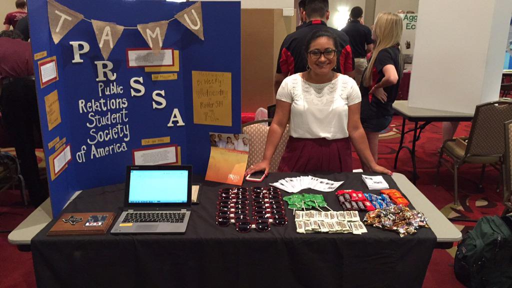 TAMUPRSSA's tweet photo. Our Table is ready for y'all! http://t.co/WiMV4Vz1UH