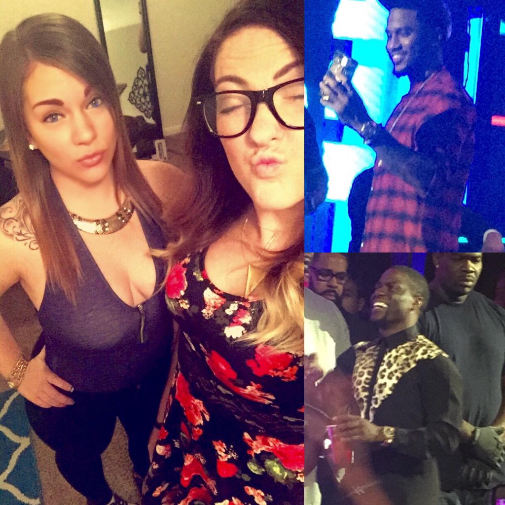 Saraimarieee_Xo's tweet photo. We saw our husbands last night. 🔥 #KevinH❤️rt #TreySongz #MrStealYoGirl #Vegas2k15 #ILY @TreySongz @KevinHart4real http://t.co/To9byvQf5l