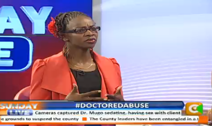 citizentvkenya's tweet photo. Dr. Bosire: It is depressing and shocking to see a woman being raped on TV. This us terrible   #DoctoredAbuse http://t.co/1mEJ61AsN8
