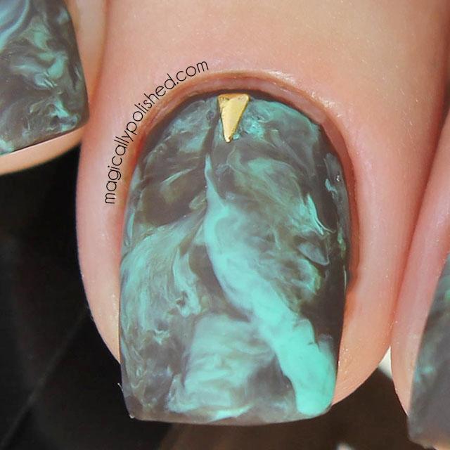 MPolished's tweet photo. Brown/Turquoise Marble nails using @butterLONDON Lust or Must?, more details here: http://t.co/mqgLYtbGws http://t.co/wiQOmf9bVZ