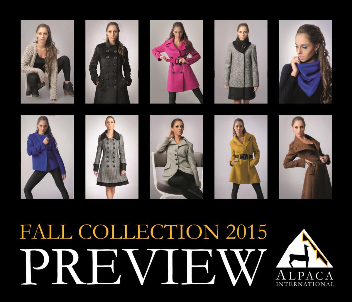 AlpacaIntl's tweet image. Have you seen the preview for our new #FallCollection2015? #Alpaca #Fashion #Coats #Jackets