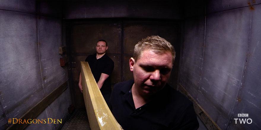 OfficialDenLift's tweet photo. It's the all new Chuckle Brothers #dragonsden http://t.co/qkymPixALD