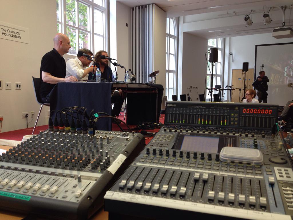 RHannaford's tweet photo. Enjoying a beer after a busy day making a mess in Manchester Central Library #6MusicLibraries http://t.co/RvuCBosqjy