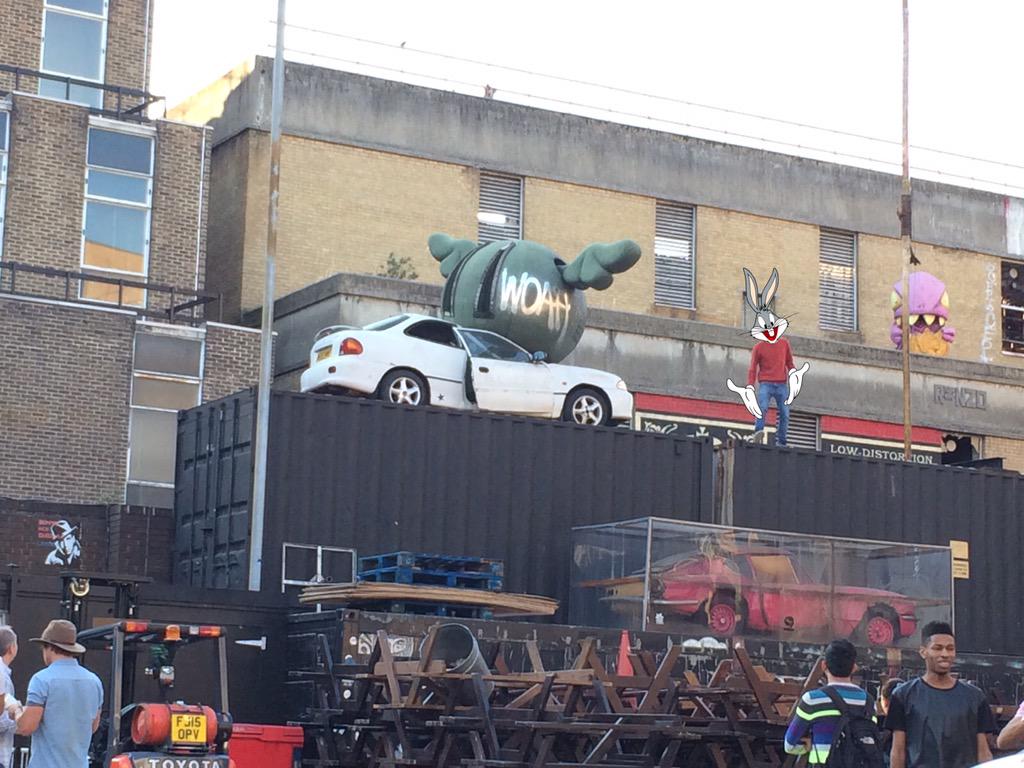 JKermer's tweet photo. @DFaceOfficial Car been bit up by woah?! #dface #woah http://t.co/4aXiImSTvF