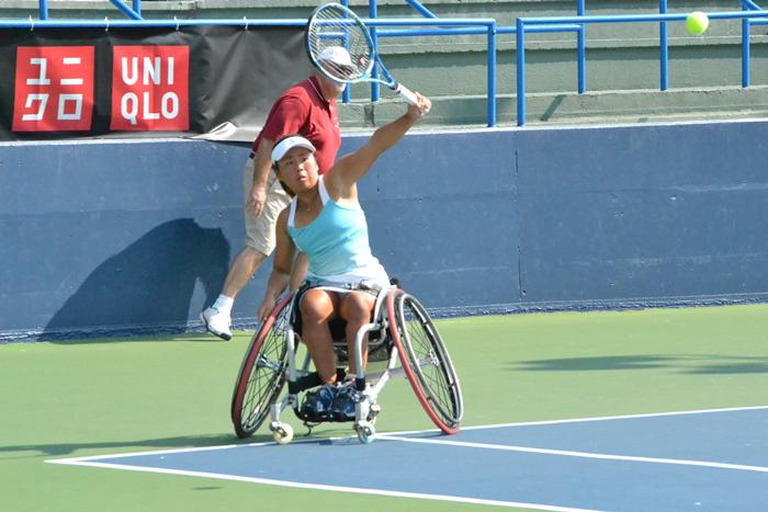 ITFWheelchair's tweet photo. WR3 Yui Kamiji d. Lucy Shuker 62 60 for her 2nd @USOPEN_WC Super Series women's singles title (pic: Greg Gelzinnis) http://t.co/riyPKdK2gn
