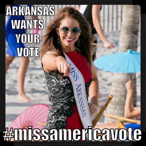 Miss ARKANSAS wants your #missamericavote ! #TeamLoren thanks you for your support &amp; daily votes on Facebook/Twitter!
