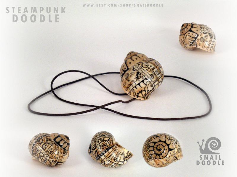 SteampunkShoppe's tweet photo. Snail shell with steampunk doodle http://t.co/ekN1cJ6GOs
#Steampunk http://t.co/ldy2wKWjN6