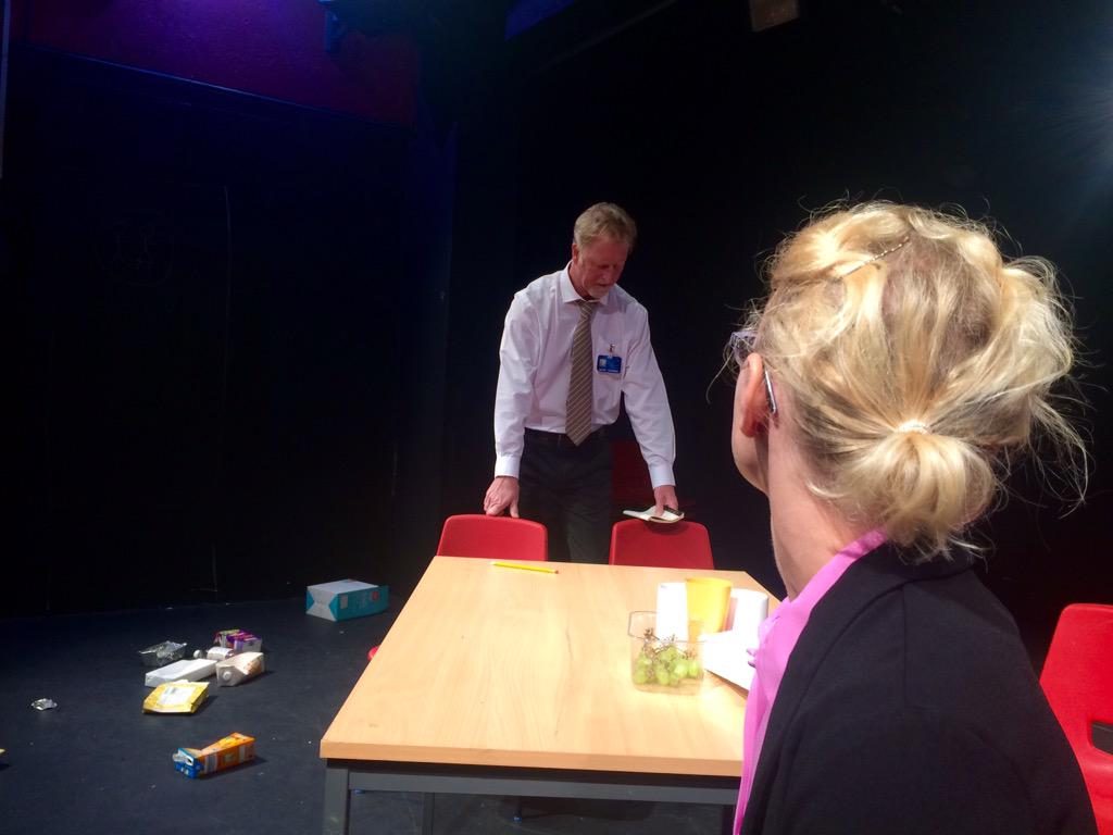 "You left me. You left me alone. Bleeding. And in love." #Blackbird #Theatre #Lincolnshire