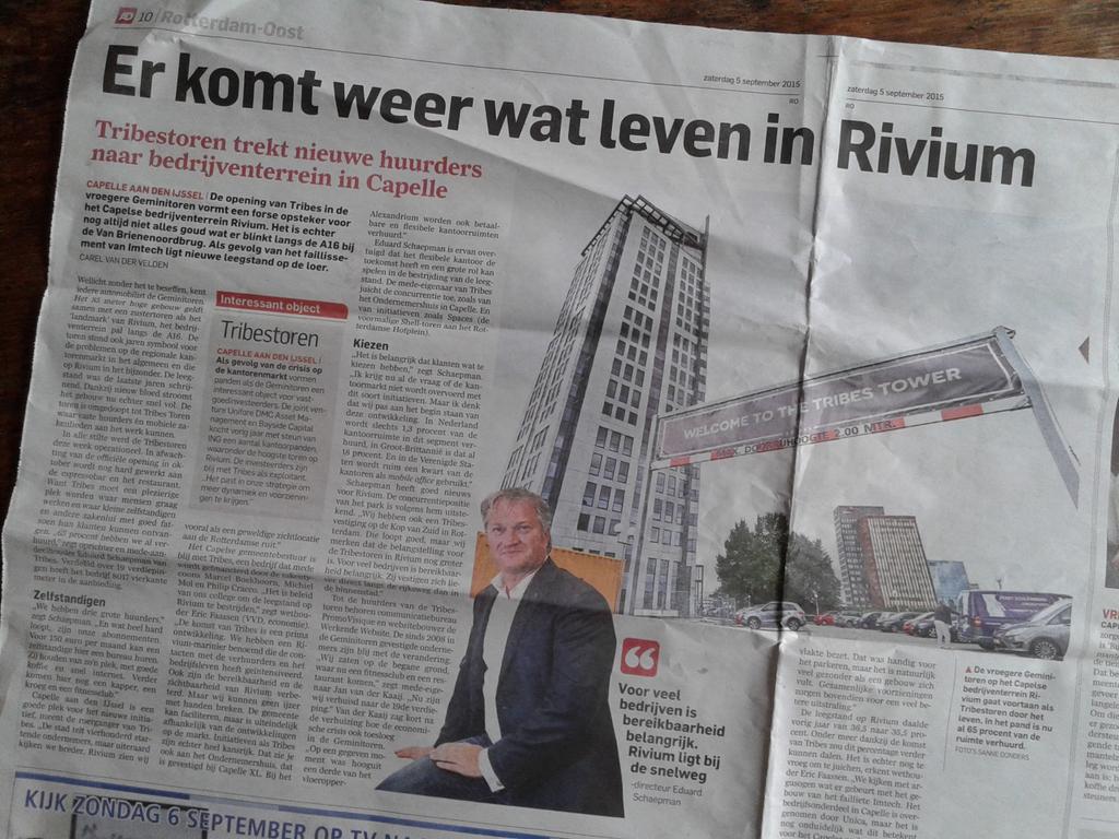 TribesCapelle in het AD Rotterdam - Oost afgelopen zaterdag.