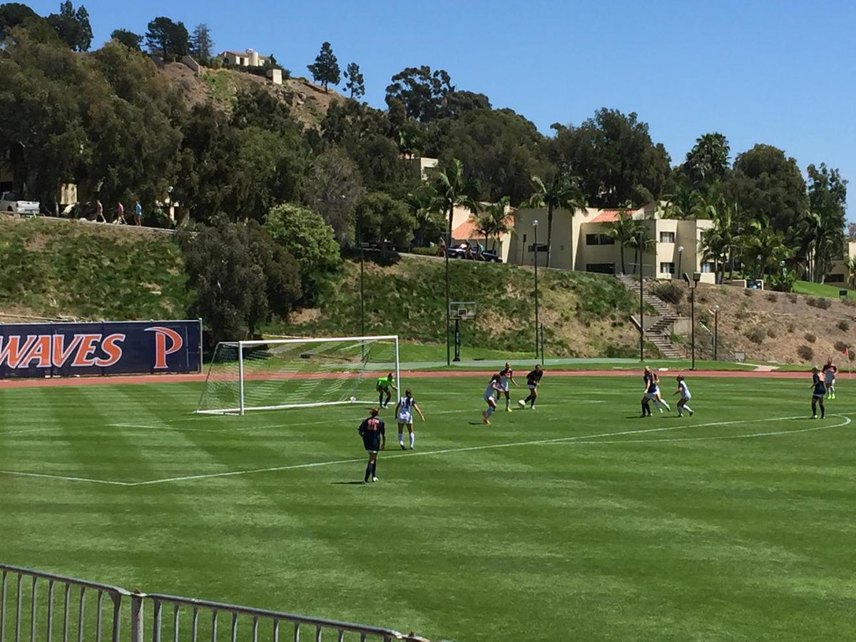 Watching the Waves take on #1 VA. Go Waves! #Pepperdine #Pepperdinesoccer #gowaves