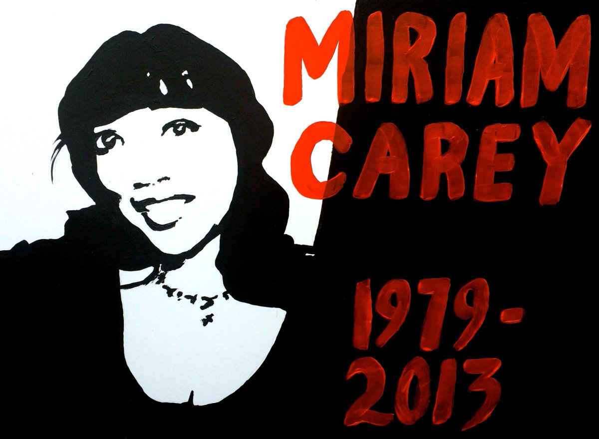 MakeMeObsolete's tweet photo. Art that should not have to be made. #MiriamCarey #SayHerName #BlackLivesMatter #MakeMeObsolete http://t.co/krwXjomdsC
