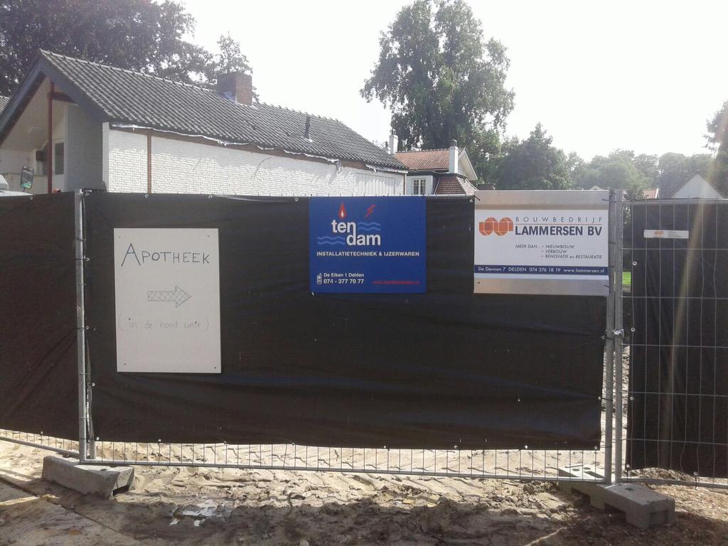 We zijn gestart met de nieuwbouw van de apotheek te Delden. In samenwerking met bouwbedrijf Lammersen