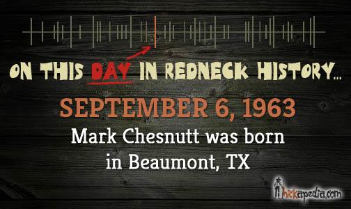 Happy birthday to Mark Chesnutt!   