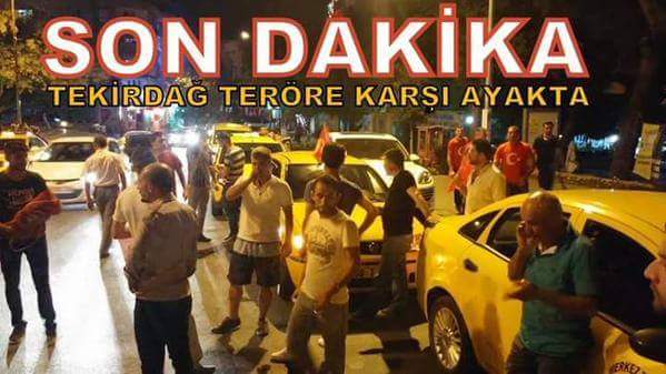 Tekirdağ ayağa kalktı Valilik önünde toplanıyor. Hdp kolla g*tü