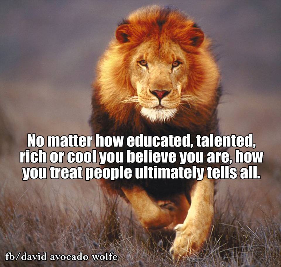 Don't let fear of failure cause you to fear the strengths of others. Have the courage to be all that you are.