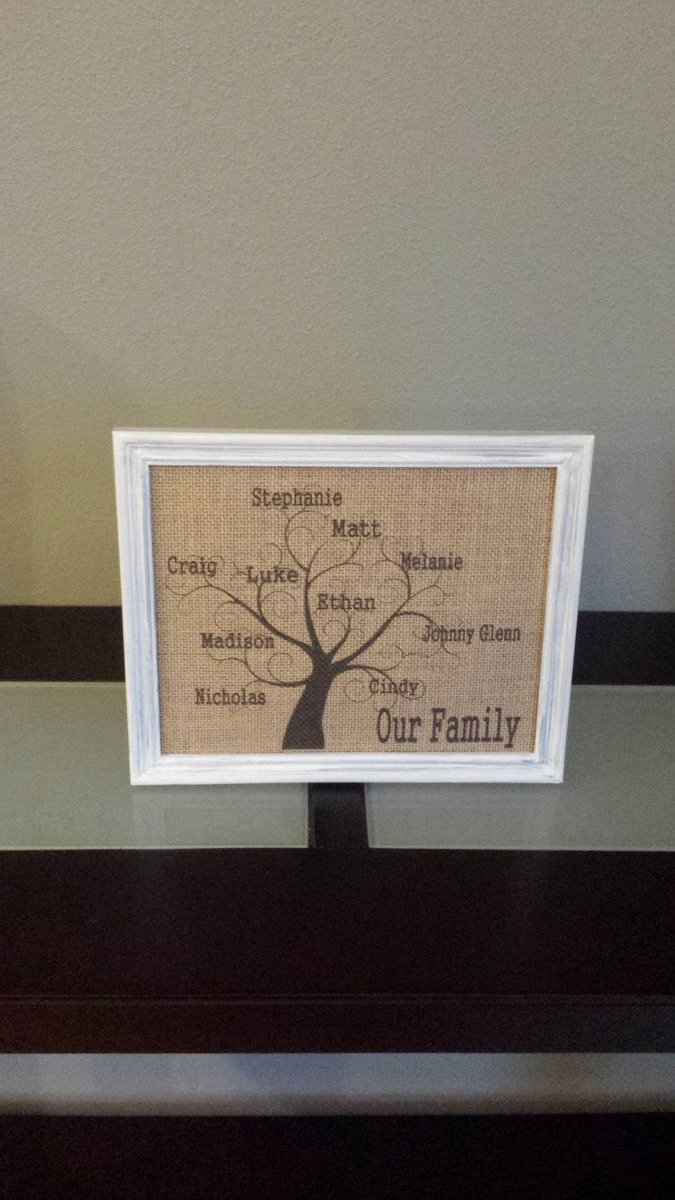 DideschDelights's tweet image. Framed Burlap Print - Family Tree - Customizable - Personalized - W… etsy.com/listing/171234… #Etsy #CustomFamilyTree