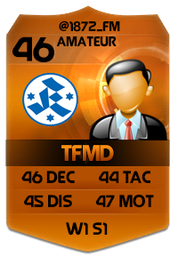TheFMDivision's tweet photo. Congratulations to @1872_FM for becoming our first Manager of the Week! - https://t.co/sPxE2jRa6b http://t.co/6rQpZabAWu