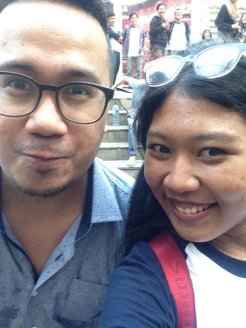 Dari sma kelas 2 dengerin single pertamanya #lebihIndah sampai sekarang~ baru ketemu live dan selfie <a href="/ADERA_ega/">ADERA</a> :))