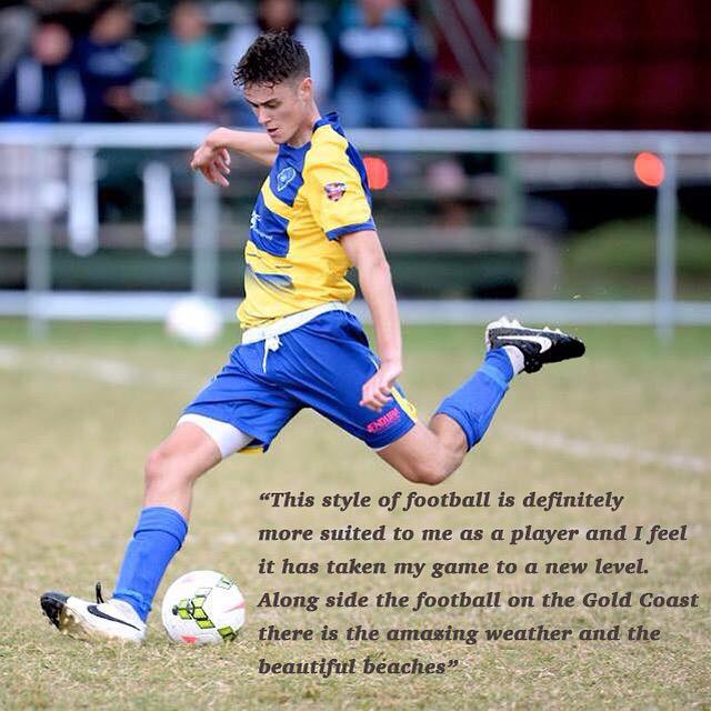 pathwayoz's tweet image. Adam Powell left Cheltenham Town FC in early 2015 to move to Australia. Adam 19, now plays for Broadbeach United SC.