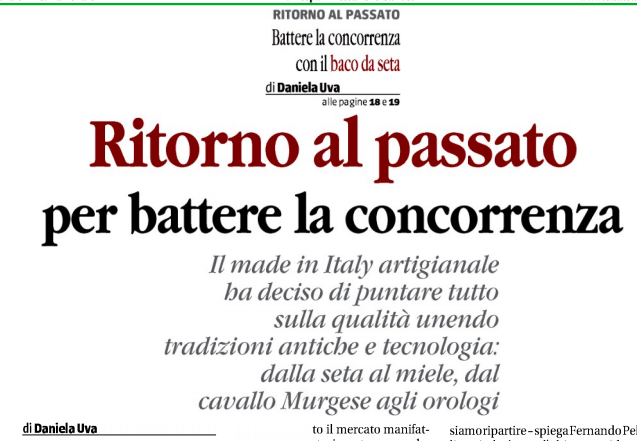 BDaigo's tweet photo. Su @ilgiornale Controcorrente: lavori antichi tecnologia e #madeinitaly così si crea la nuova occupazione http://t.co/9487DaPgsl