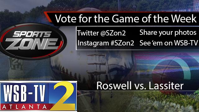 Should <a href="/wsbtv/">WSB-TV</a> cover @RoswellRecruits vs <a href="/LassiterSports/">LassiterAthletics</a>? Vote wsbtv.com/s/sports/high-… Every RT worth 25 votes #SZon2