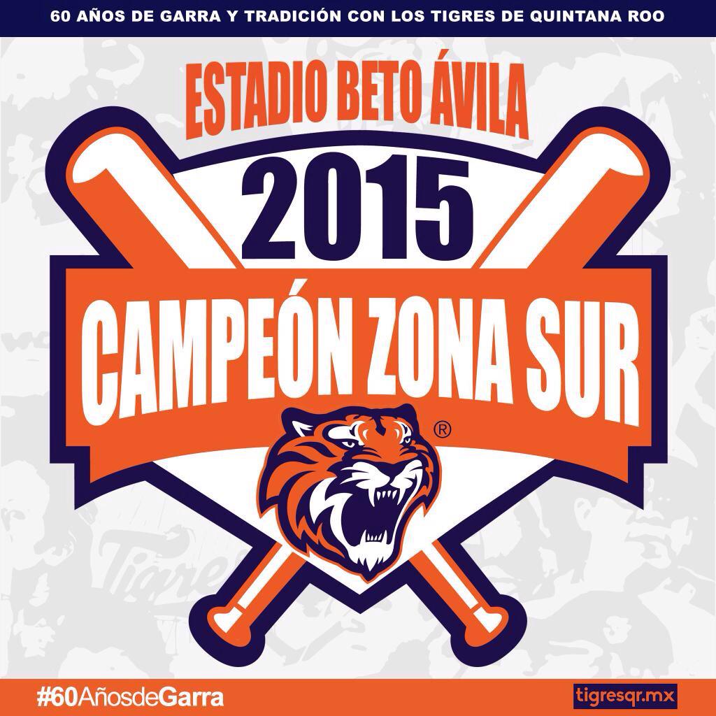 Pelotapimienta's tweet photo. Los @tigresqroficial vencen 5-4 a Yucatán en el juego 7 de la #FinalSurLMB . El martes arrancan #SerieDelRey ⚾️🏆 http://t.co/GGzADZ3abE