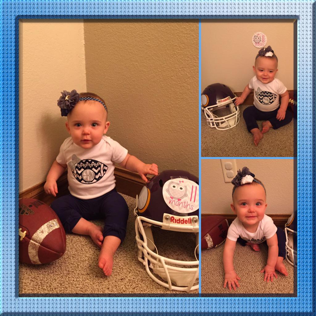 CoachYonBoone's tweet photo. Someone is 11 months old today!!! #EKprincess👑 http://t.co/00ZitLxNcu