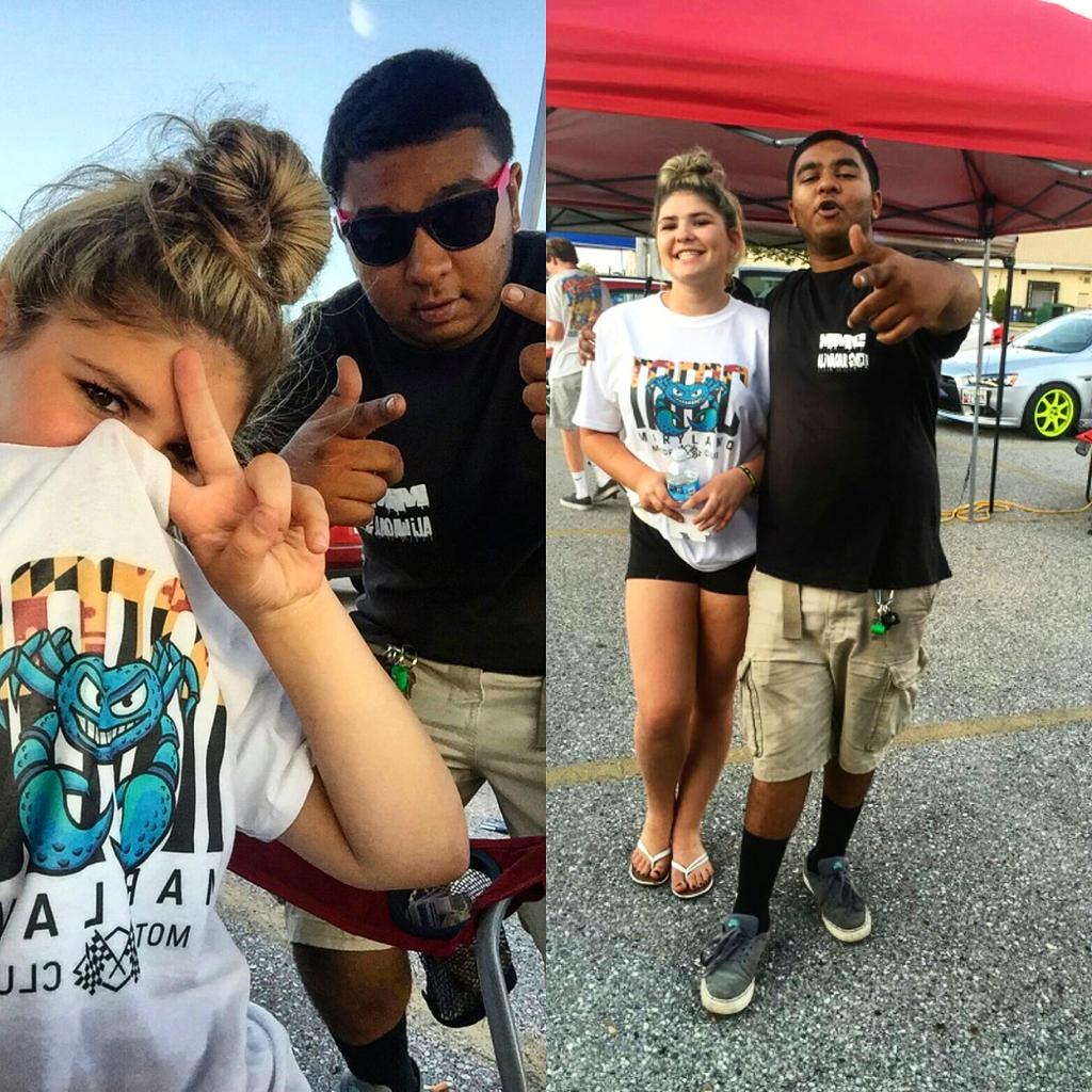 BrOwN_PoWeR_'s tweet photo. Out with my girl at the😻 #mmc #rawmeet #marylandmotorclub @hayleexo_27 http://t.co/TSXLCrtoXd