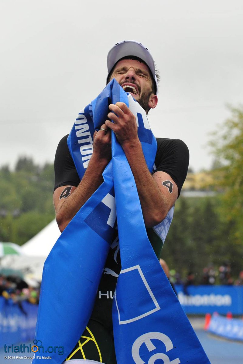 You could tell this was a sweet victory for <a href="/RD_murray/">Richard Murray</a> at today's <a href="/worldtriathlon/">World Triathlon</a> @WTS_Edmonton ! #WTSEdmonton