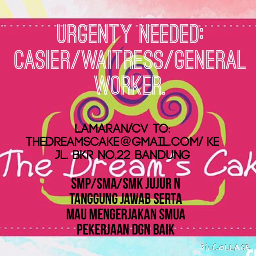 Thedreamscake's tweet photo. for serious and needed only! #lokerbdg #lokerbandung walking interview ariajipang no.1-3 today pk 04:00 sore :) http://t.co/MU5PmCcxLl