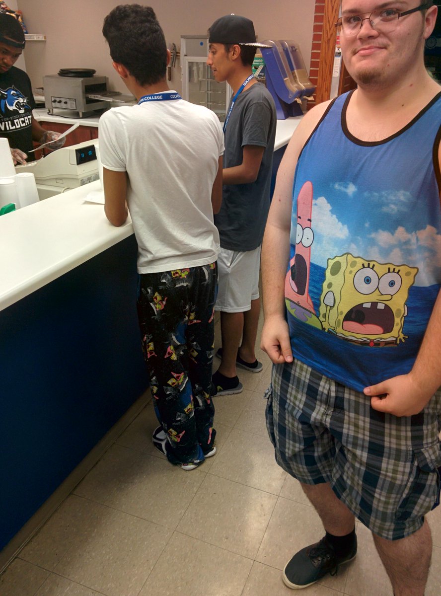 CSCDeltaUpsilon's tweet image. That shirt seems as surprised as those pants about this awesome coincidence