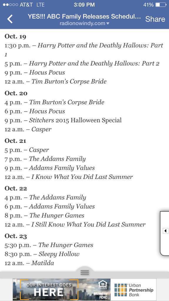 ItsFrozen2's tweet photo. ABC family and chill? http://t.co/4noPu7LOHe