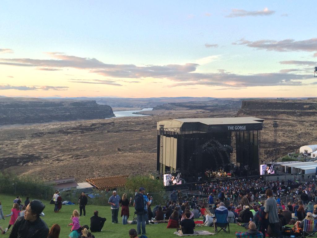 #LaborDave at the Gorge! Wouldn't want to be anywhere else. Thanks @davematthewsbnd  and @DMBGorgeCrew!
