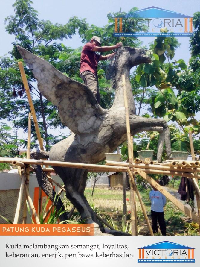 VictoriaRegency's tweet image. PROGRES PEMBUATAN PATUNG KUDA PEGASSUS