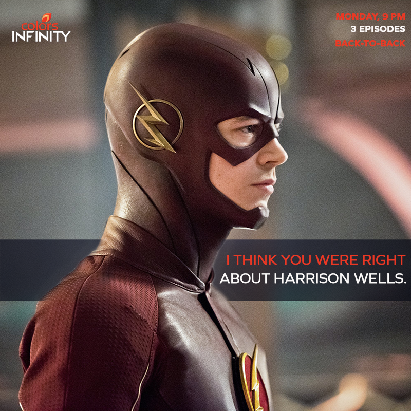 colors_infinity's tweet photo. Barry suspects that Harrison Wells isn't what he seems to be. #TheFlashAt9 @CW_TheFlash http://t.co/h5B88bdQoy