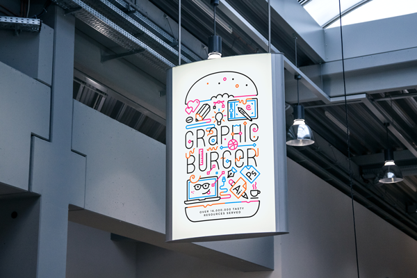 Here's a new indoor advertising poster #mockup for your next #advertising campaign. bit.ly/1LeEbBl
