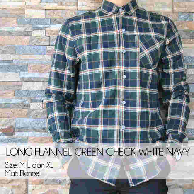 DA_Store1's tweet photo. Long flannel green check white navy IDR : 129.000 | free ongkir jabodetabek http://t.co/X9cyQdljTE