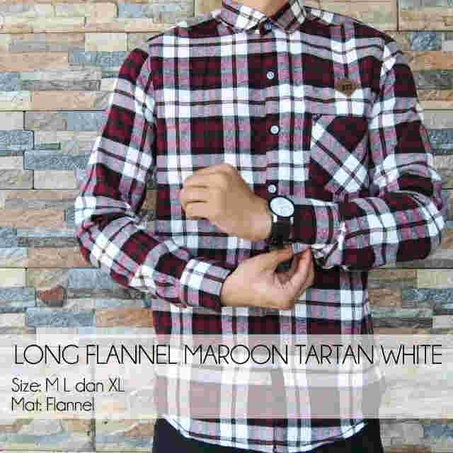 DA_Store1's tweet photo. Long flannel maroon tartan white IDR : 129.000 | free ongkir jabodetabek http://t.co/6DtZNOqbGA