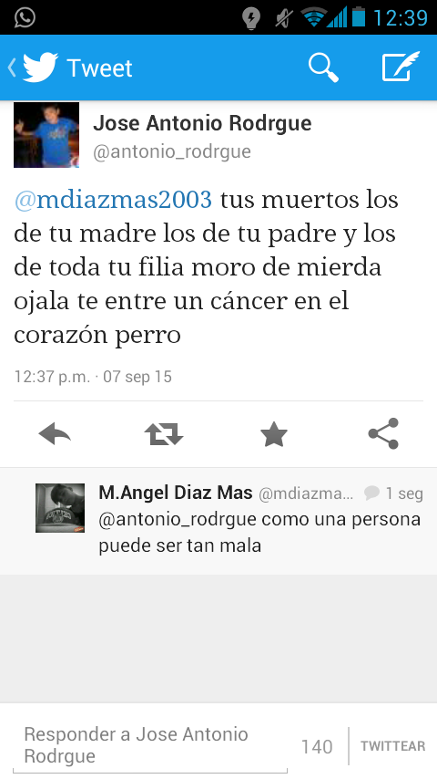 mdiazmas2003's tweet photo. Las personas más malas del mundo me persignen...jajajajajajajja http://t.co/w9sHYbpgbC