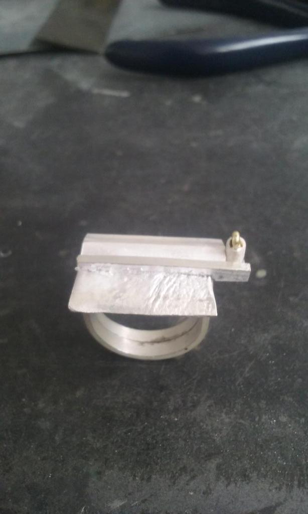 Suzanne__Rogers's tweet photo. Stacking rings in the making for #LDF15 @EtsyUK @tent_london  #Silver #Gold http://t.co/3zBWYb8tGT